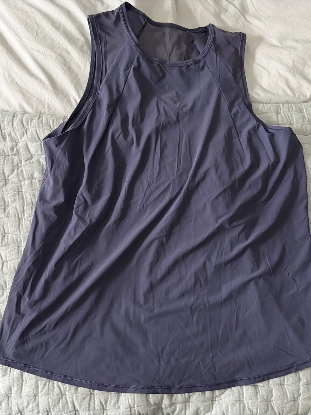 lululemon athletica sculpt tank top size 8 nightfall
